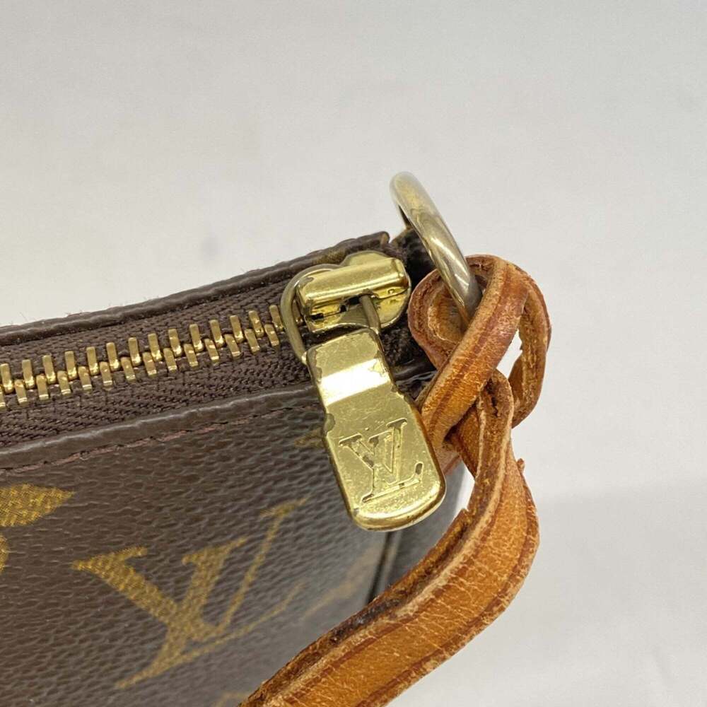 LOUIS VUITTON Brown Monogram Pochette Pouch - Picture 10 of 11